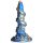 Creature Cocks Kraken - spiralni dildo s pipalkami - 21 cm (zlato-modra)