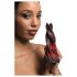 Creature Cocks Hell Kiss - zaviti silikonski dildo - 19 cm (rdeč)