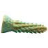 Creature Cocks Stegosaurus - silikonski dildo - 20 cm (zelen)
