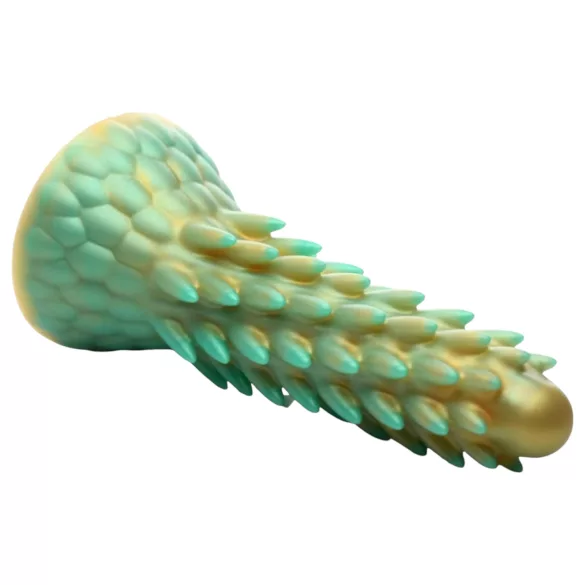 Creature Cocks - dinozavrski dildo - silikonski - 20 cm - zelen