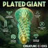 Creature Cocks - dinozavrski dildo - silikonski - 20 cm - zelen