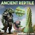 Creature Cocks Stegosaurus - silikonski dildo - 20 cm (zelen)