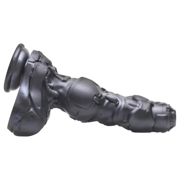 XR Brands Cyborg cock - potisni vibrator za penis - daljinski upravljalnik