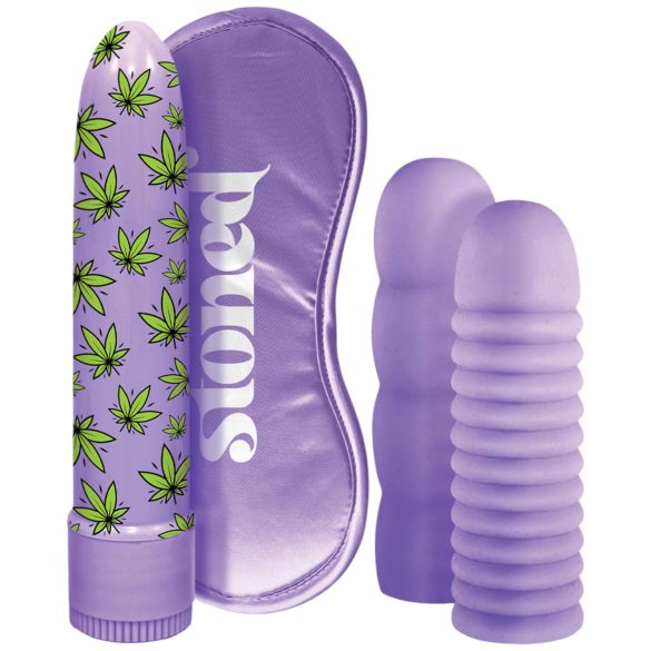 Stoner Bonga Bunga - komplet vibratorjev (4-delni) - vijolična