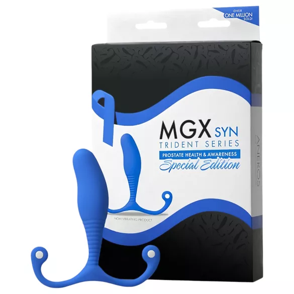 Aneros MGX Syn Trident - dildo za prostato (moder)