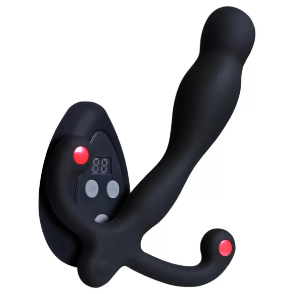 Aneros Eupho Syn V - vibracijski masažer prostate z daljinskim upravljalnikom (črn)