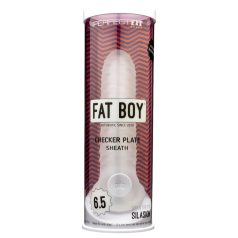 Fat Boy Checker Box - penisni rokav - 17 cm - bela