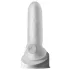 Perfect Fit - Fat Boy Micro Ribbed - kondom za penis (15 cm, bel)