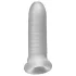 Perfect Fit - Fat Boy Micro Ribbed - kondom za penis (15 cm, bel)