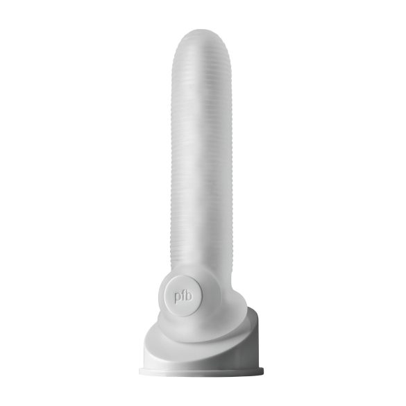 Fat Boy Micro Ribbed - penis tulec - rebrast - bel - 19 cm