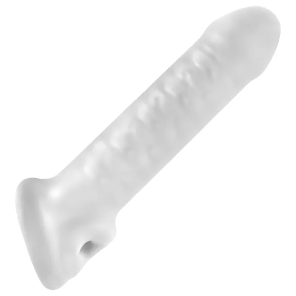Perfect Fit - Fat Boy Thin - nastavek za penis (17 cm, bel)
