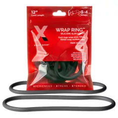   Perfect Fit Slim Wrap 12 - tanka obroč za penis - črna (30cm)