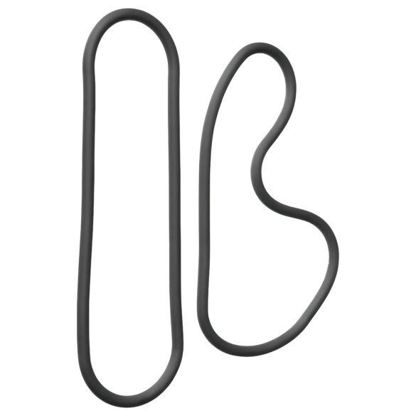 Perfect Fit Slim Wrap 15 - tanka črna erekcijska obroč (38cm)