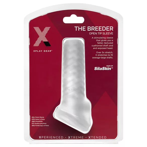 Perfect Fit Breeder - odprti penis rokav - bel
