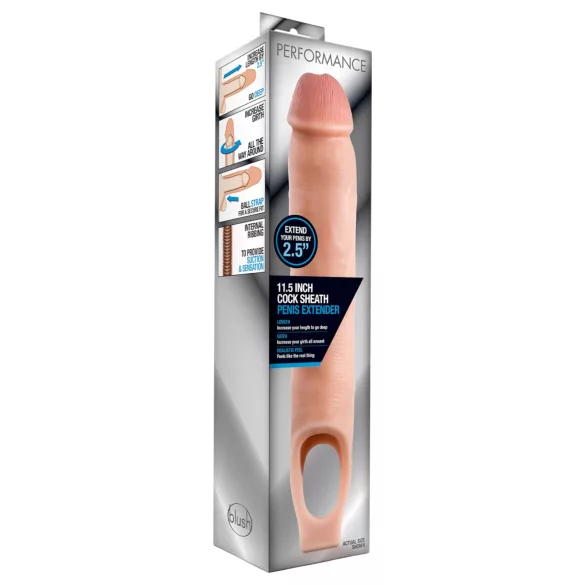 Blush Performance - nastavek za penis (v barvi kože)