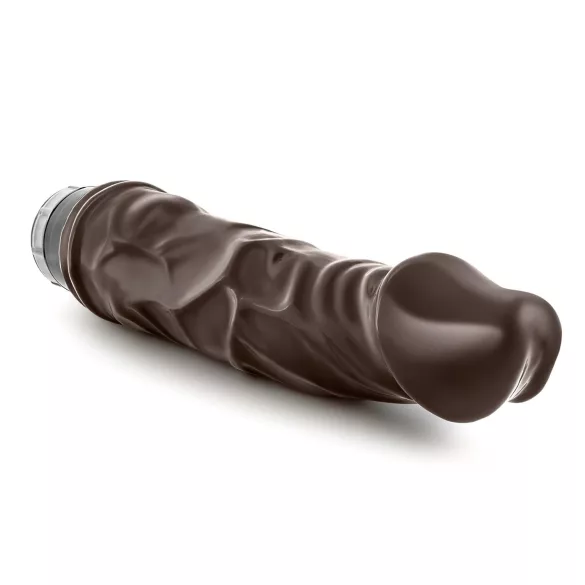 Dr. Skin Vibe No.6 - realistični vibrator - rjav