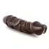 Dr. Skin Vibe No.6 - realistični vibrator - rjav