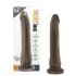 Dr. Skin 8,5 - realistični dildo z priseskom (rjav, 20,5 cm)