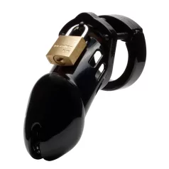   CB-6000 CB-X - moški chastity pas kletka - zaklepanje - črna