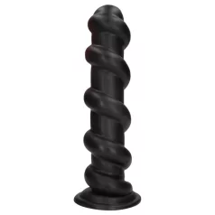 Ouch! Hole Driller - orjaški analni čep (črn) - 31,5 cm