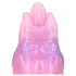 Au! Rainbow Invader - silikonski fantazijski dildo (mavrični)