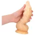 Au! Golden Alien Invader - silikonski fantazijski dildo (zlat)