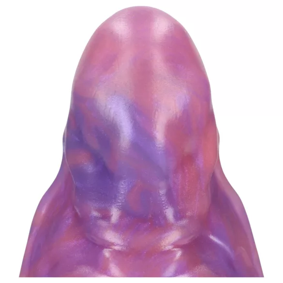 Au! Galactic Ravager - silikonski fantazijski dildo (vijoličen)