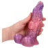 Au! Galactic Ravager - silikonski fantazijski dildo (vijoličen)