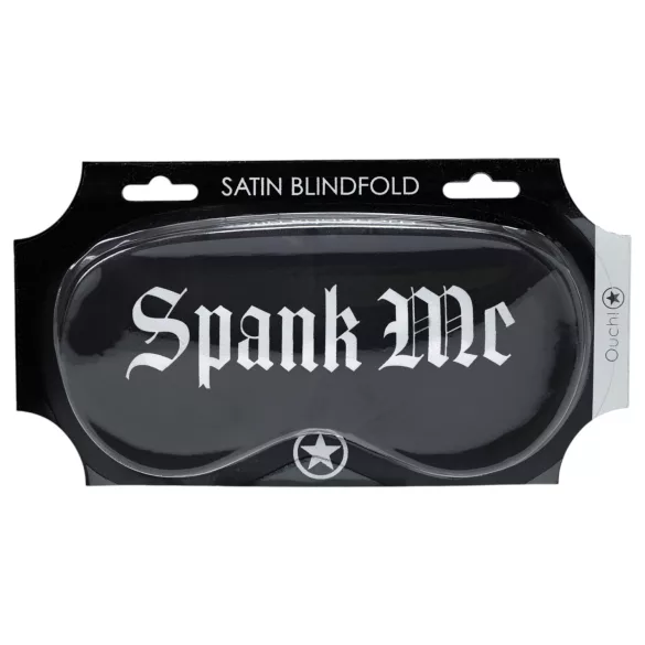 Au! - satenasto očesno prekrivalo z napisom »Spank Me« (črno)