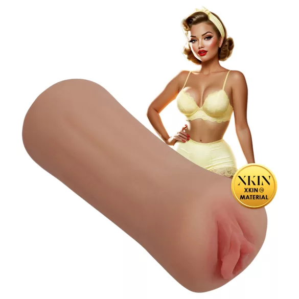 XKIN Party Slut Bettie - realističen umetni vagina masturbator (naravna barva)