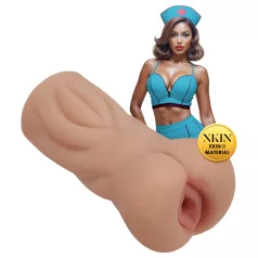   XKIN Naughty Nurse Trixie - realistična umetna vagina masturbator (naravna barva)