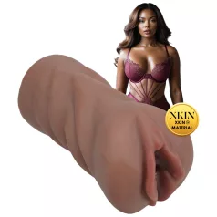   XKIN Next Door Amani - realistični umetni vagina masturbator (temna naravna)