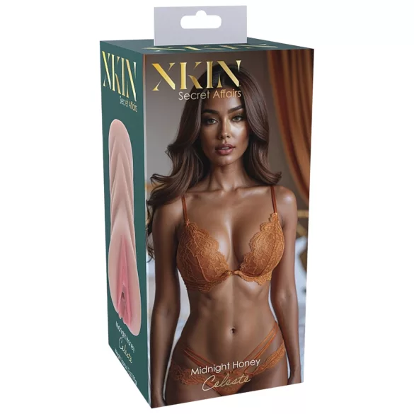 XKIN Honey Celeste - realističen umetni vagina masturbator (naraven)