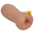 XKIN - realistični masturbator v obliki zadnjice - M (temna naravna barva)