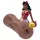 XKIN Cheerleader Cherry - realistična umetna vagina masturbator (temna naravna barva)