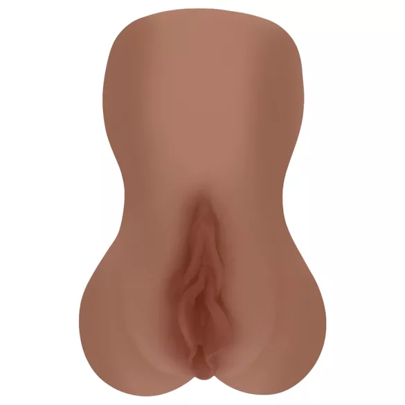 XKIN - realistična umetna vagina - L (temno naravna)