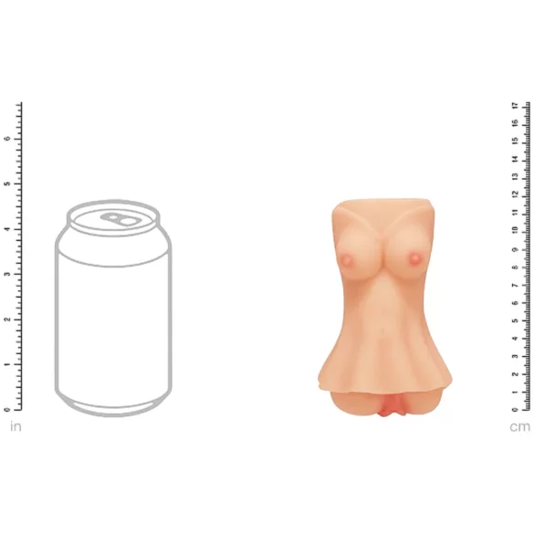 XKIN Enchantment Elise - realistična umetna vagina masturbator (naravna)