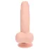 RealRock - realistični vibrator z dvojno gostoto (barva kože) - 20 cm