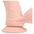 RealRock - realistični vibrator z dvojno gostoto (barva kože) - 20 cm