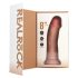 REALROCK - vibrator z priseskom - naravna barva (20,5 cm)