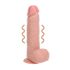 REALROCK - naravni vibrator z priseskom (18 cm)