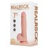 REALROCK - naravni vibrator z priseskom (18 cm)