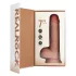 RealRock - vibrator z vakuumsko osnovo - naraven - 18 cm
