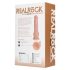 REALROCK - naravni vibrator z priseskom (18 cm)