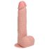 REALROCK - naravni vibrator z priseskom (18 cm)