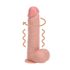 REALROCK - naravni vrtljivi vibrator (20,5 cm)