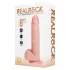 RealRock - vrteči vibrator (naraven, 20,5 cm)
