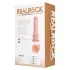 RealRock - vrteči vibrator (naraven, 20,5 cm)