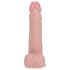 REALROCK - naravni vrtljivi vibrator (20,5 cm)