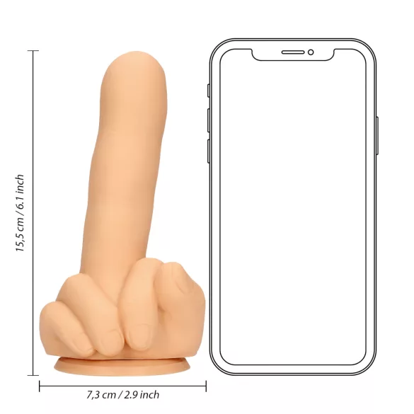 S-Line - dildo za sredinec (naravno)